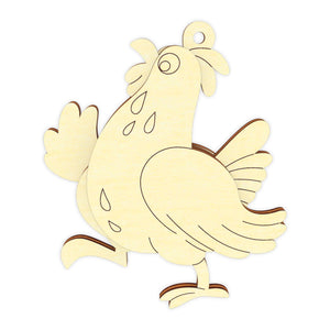 Easter Chicken Ornament - Set of 5 Hens