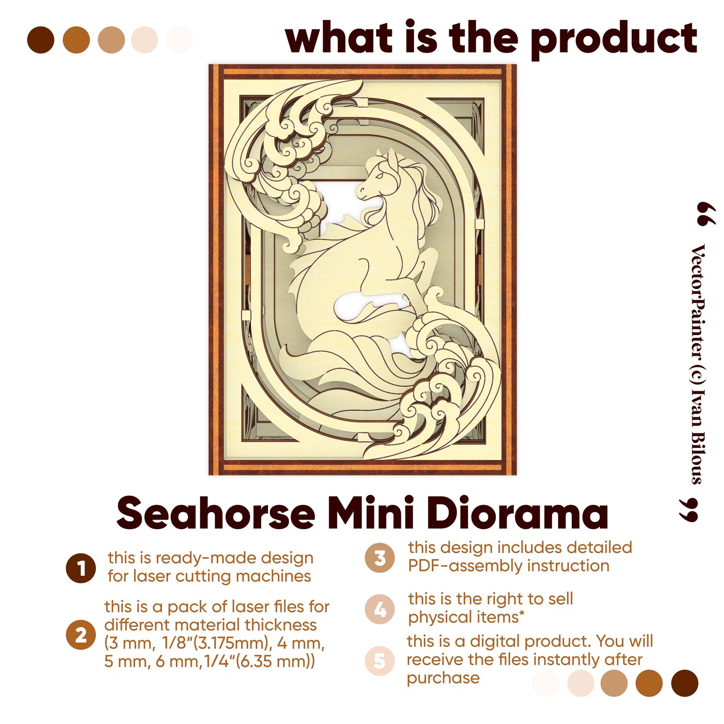 Seahorse Fantasy Diorama