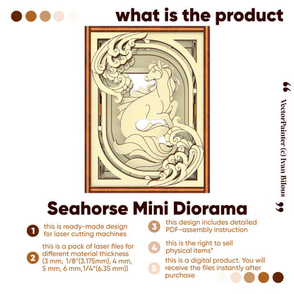 Seahorse Fantasy Diorama