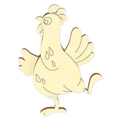 Easter Chicken Ornament - Set of 5 Hens