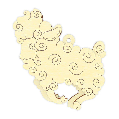 Easter Sheep Ornament - Set of 5