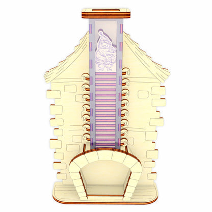 Laser-cut Countdown Advent Calendar design - download SVG file for crafting