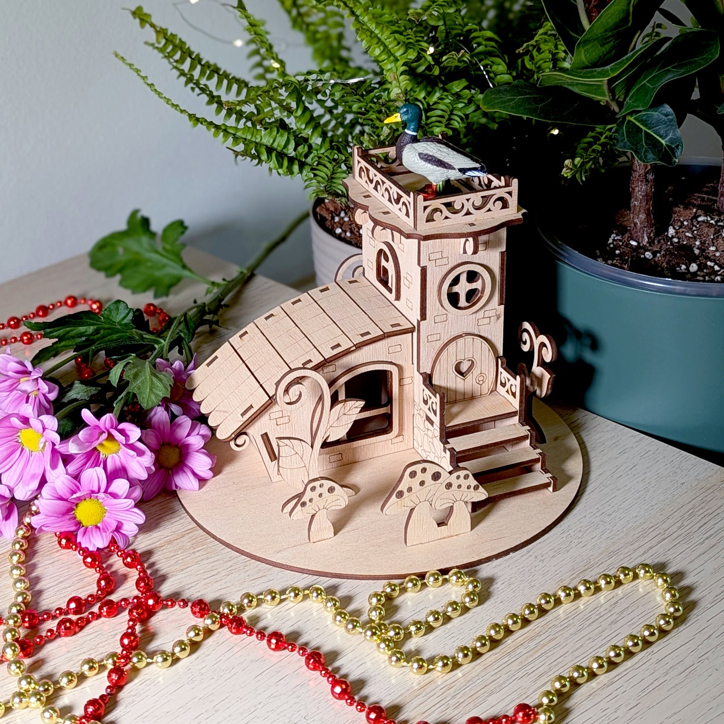 Mushroom fairy house