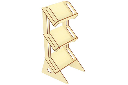 Get the 3-tiered tray laser cut plan in DXF format