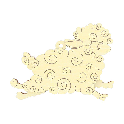 Easter Sheep Ornament - Set of 5