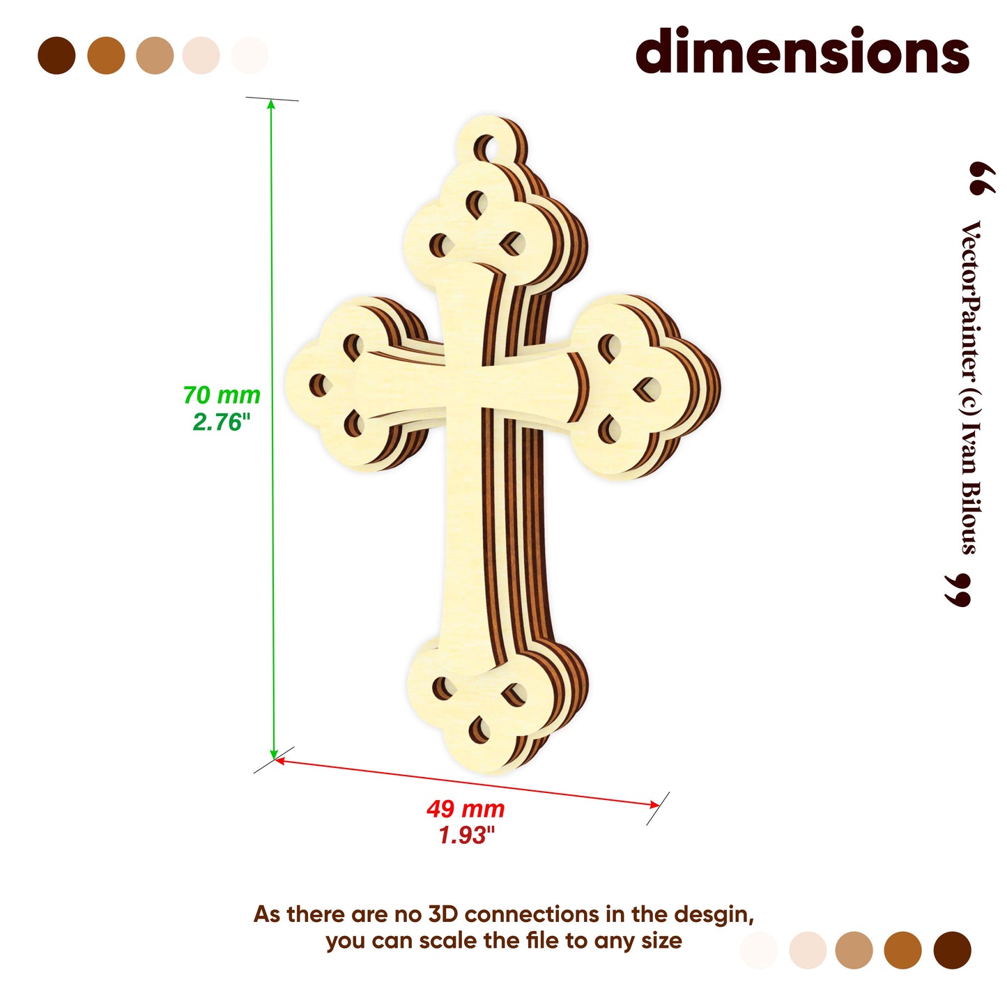 Christianity Crosses Bundle - Laser Cut File SVG & DXF