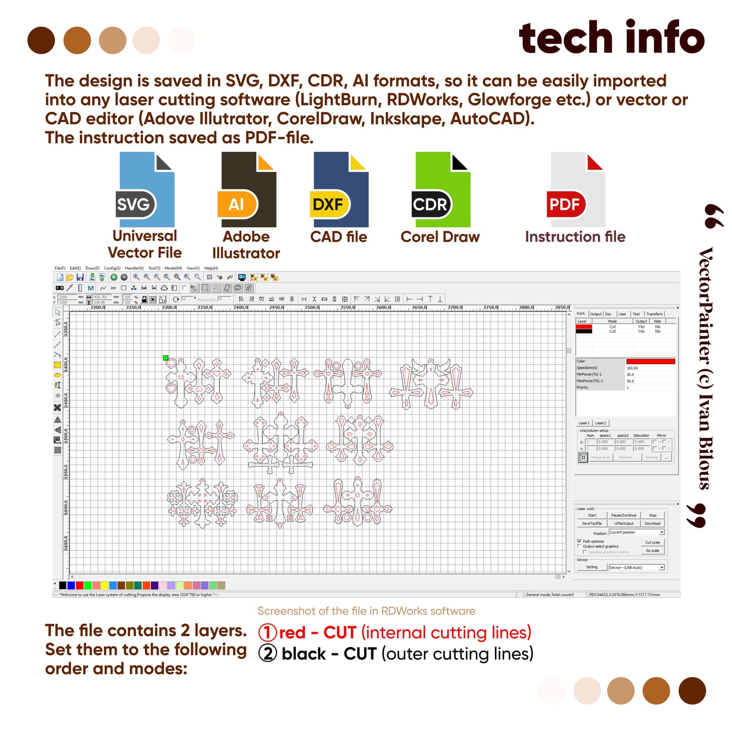 Christianity Crosses Bundle - Laser Cut File SVG & DXF