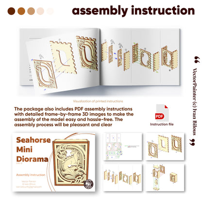 Seahorse Fantasy Diorama