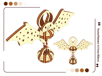 Halloween Bat Ornament