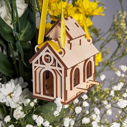 Birdhouses 10 ornaments