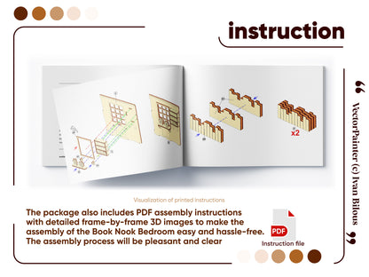 Book Nook - Dollhouse Bedroom