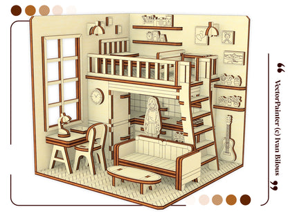 Book Nook - Studio Apartment