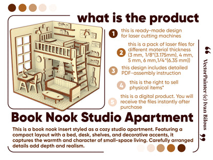 Book Nook - Studio Apartment