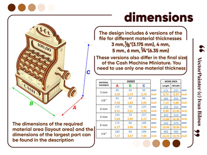 Cash Machine Miniature
