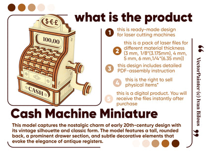 Cash Machine Miniature