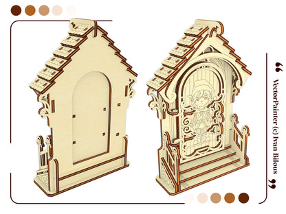 Christmas Elf Girl Door