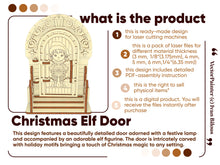 Load image into Gallery viewer, Christmas Elf Door
