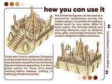 Load image into Gallery viewer, Christmas square design for laser cutting with amazing details.
