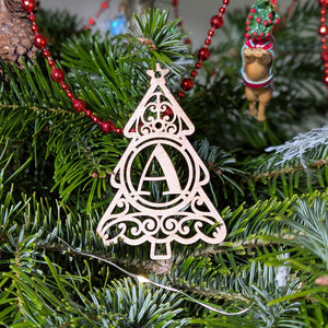 Christmas tree Letter ornaments