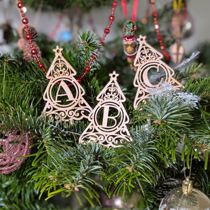 Christmas tree Letter ornaments