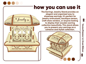 Earrings Jewelry Stand