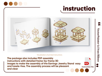 Earrings Jewelry Stand