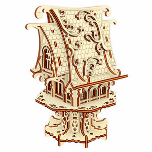 Download the laser cut file for the Garden Elf House in SVG format