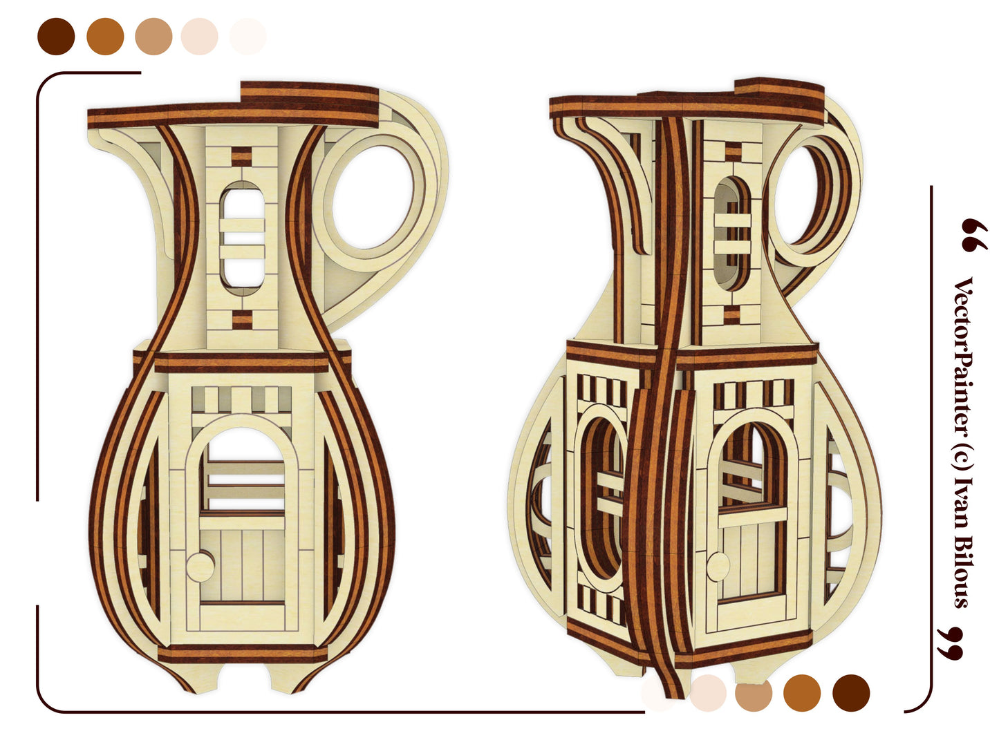 Tiny Jug Fairy House