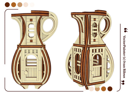 Tiny Jug Fairy House