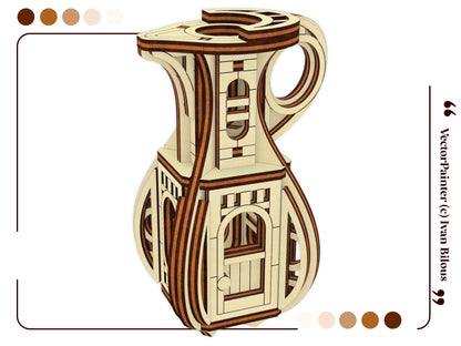 Tiny Jug Fairy House