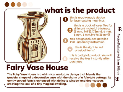 Tiny Jug Fairy House