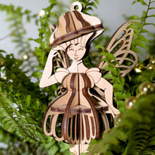 Load image into Gallery viewer, Fairy Ornament with Mushroom Hat
