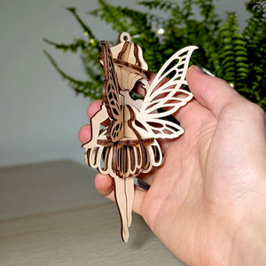 Fairy Ornament with Mushroom Hat