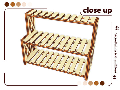 Farmhouse style Tiered Tray