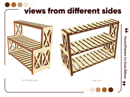 Farmhouse style Tiered Tray