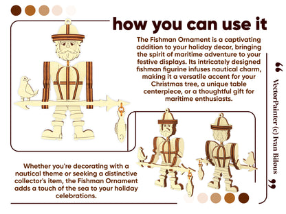 Fisherman Ornament