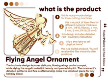 Load image into Gallery viewer, Flying Angel Ornament
