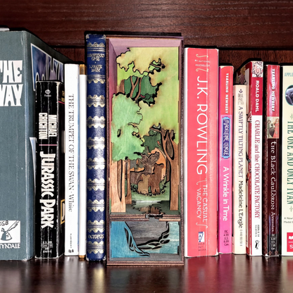 Nature Forest Book Nook Laser Cut File