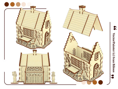 Cottage with Greenhouse