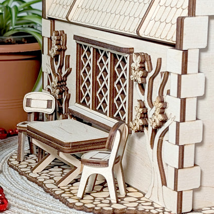 Cottage with Greenhouse