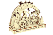 Load image into Gallery viewer, Download SVG file for Christmas arch laser cutting.
