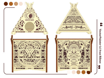 Hamster House - Native American Wigwam