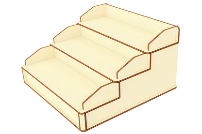 Downloadable laser cut plan for a Display Stand - Showcase your products in a visually appealing way