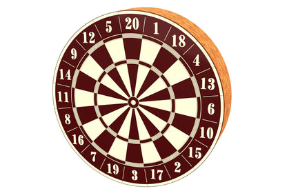 laser cut dartboard plan