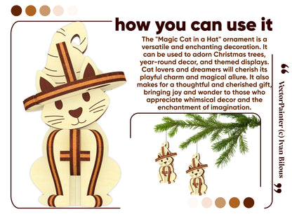 Halloween Cat Ornament