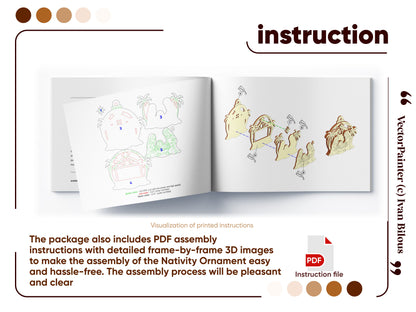 Nativity Ornament (Cartoon style)