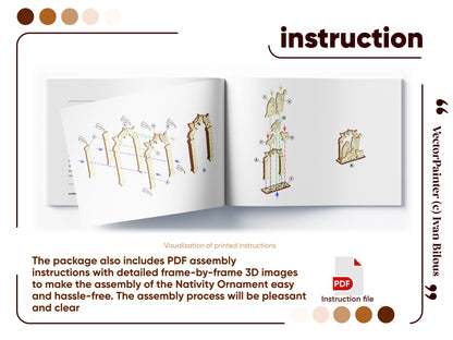 Nativity Scene - Small Schwibbogen