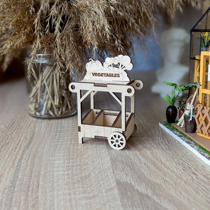 Vegetables Wagon Ornament & Miniature