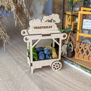 Vegetables Wagon Ornament & Miniature