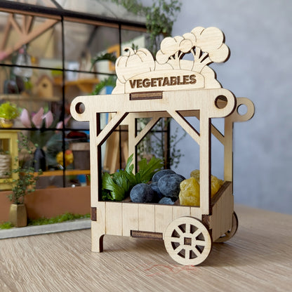 Vegetables Wagon Ornament & Miniature